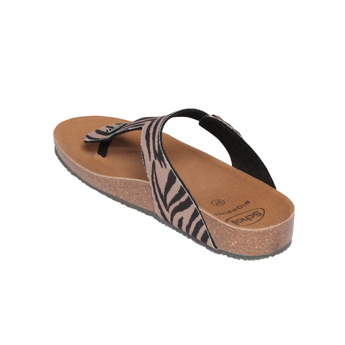 Scholl Greeny Flipflop Sort/Beige