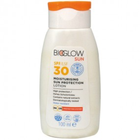 BioGlow Sunlotion Faktor 30   100 ml.