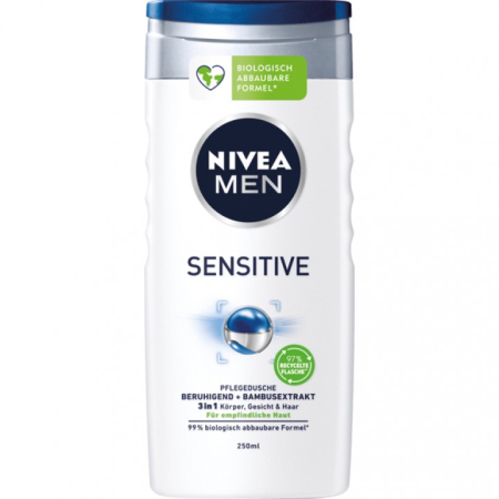 Nivea Men Shower Sensitive 250 ml.